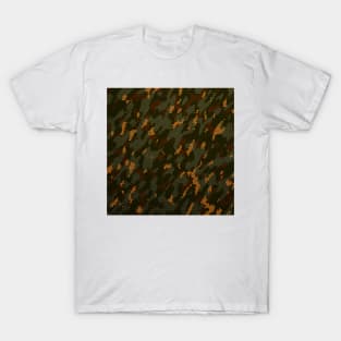 Camouflage - Olive and maroon T-Shirt